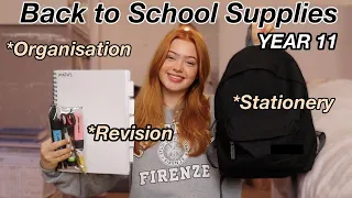 My Back to School Supplies for Year 11 *Stationery, revision & organisation | Ruby Rose UK