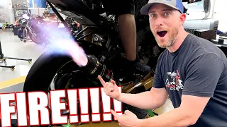 2023 Kawasaki ZX-6R with Black Widow Exhaust Does WHAT...!??!?