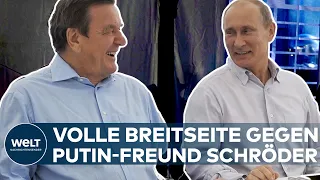 UKRAINE-KRIEG: Putin-Freund! Jetzt macht die Ampel bei Altkanzler Gerhard Schröder ernst