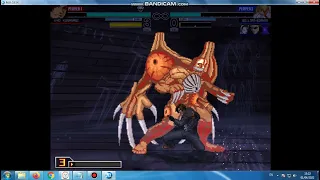 KOF MUGEN KYO KUSANAGI VS REDQUEEN,WILLIAM BIRKIN,WESKER AND CHIZURU