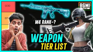 I Ranked EVERY Weapon In BGMI and PUBG Mobile | Must Watch | Faroff BGMI