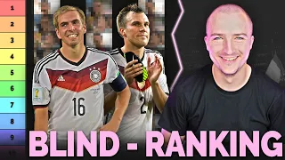 TIERLIST, aber blind! Wir ranken deutsche Nationalspieler seit 2006! STREAM HIGHLIGHT