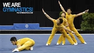 2012 Acrobatic Worlds - LAKE BUENA VISTA, USA - Men's Group Final - We are Gymnastics!