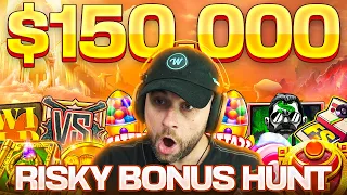 OPENING a RISKY 💥$150,000 BONUS HUNT💥 with 20+ BONUSES!! (Highlights)