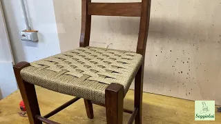 Restauro e impagliatura sedia (breve video)