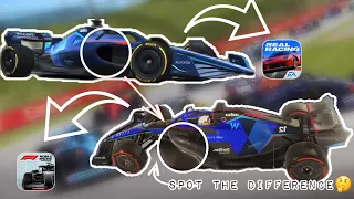 Real racing 3 F1 2022 Season Cars Vs F1 Mobile 2022 cars | OVERALL COMPARISON