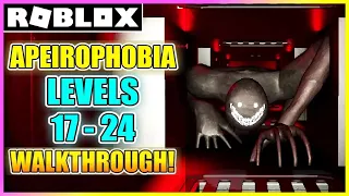 Apeirophobia - Level 17 to 24 [Chapter 2] | Full Walkthrough (HOW TO BEAT) *Backrooms* [ROBLOX]