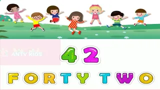 NUMBER SPELLING 41 TO 50. NUMBER SPELLING FORTY ONE TO FIFTY. LEARN NUMBER SPELLING 41 TO 50.