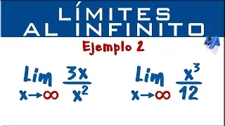 Límites al infinito | Ejemplo 2