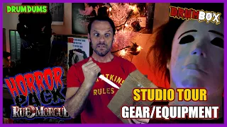 DrumBox: Complete Studio Tour! Gear/Equipment | Horror Pack/Rue Morgue Magazine