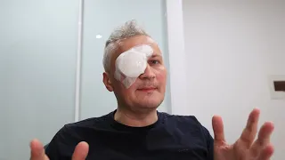 vitrectomy for floaters - post surgery recovery - day 1