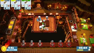 Overcooked 2 Level 5-3 4 Stars 4 Player Co-op