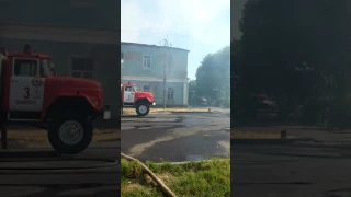 Пожар в Шымкенте