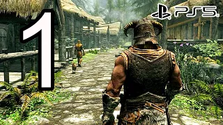 SKYRIM ANNIVERSARY EDITION PS5 Gameplay Walkthrough Part 1 - No Commentary