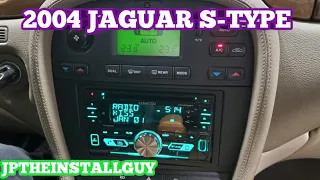 2003-2008 jaguar s type radio removal and double din install