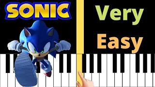 GREEN HILL ZONE from SONIC THE HEDGEHOG - VERY EASY Piano Tutorial
