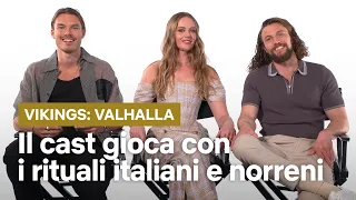 Il cast di Vikings: Valhalla gioca a RITUALI ITALIANI vs RITUALI NORRENI | Netflix Italia