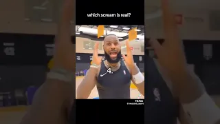 Which LeBron James Scream is Real? #lebronjames #memes