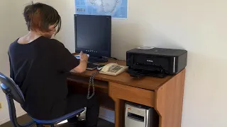 Angry Man Destroys Slow Computer Office