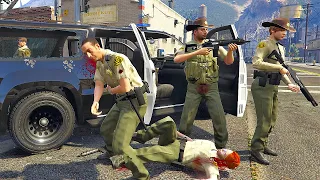 LSSD vs Rednecks | GTA 5 NPC Wars 76