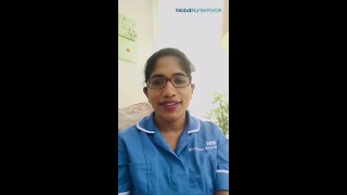 Josy from Manchester University NHS Trust - Global Nurse Force #HealthCareHeroes