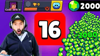 mon PACK OPENING 2'000 GEMMES le PLUS CHANCEUX ! de mon HISTOIRE sur Brawl Stars