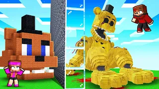 J'ai triché en Build Battle Five Night At Freddy's sur Minecraft !