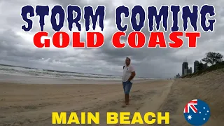 GOLD COAST.WALKING MAIN BEACH IN TROPICAL LOW WITH PAULSOUTDOOR🇦🇺