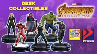 2018 Petron Avengers Infinity War Desk Collectibles Complete Set of 6 Figures