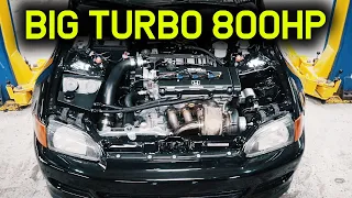 HOW TO Wire, Build, And Tune A BIG Turbo 800HP B18 Civic