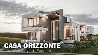 CASA ORIZZONTE | Espectacular Casa en Cumbaya, Ecuador | 1000 m2 | Zafra + ORCA