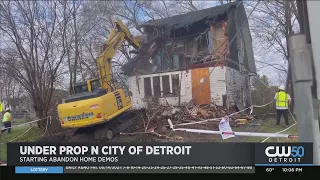 Under Proposal N The City Of Detroit Says Demo, Rehab Of Abandon Properties Underway