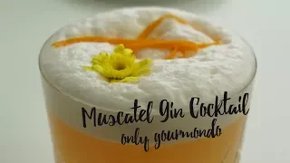 Muscatel Gin Cocktail Rezept. Gourmondo Food Studio