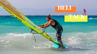How to Heli Tack in windsurfing! A full guide to an easy heli tack, with all the tips and tricks.