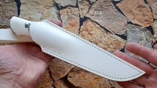 Нож ручной работы "Лютоволк Ghost"
