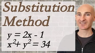 Substitution Method for Solving Systems of Equations