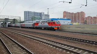 ЭП2К-384 с поездом №22 Москва-Ульяновск | Люберцы 1