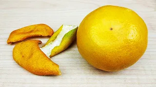 Why can't you throw away the tangerine peel?