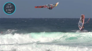 Xensr 3D GPS Windsurfing with Antoine Martin and Camille Juban