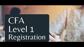 How To Register For CFA Level 1 ? Step by Step Registration process | CFA Level 1 | 2023