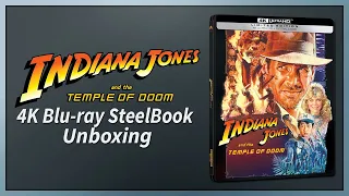 Indiana Jones and the Temple of Doom 4K Blu-ray SteelBook Unboxing