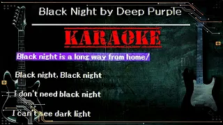 Deep Purple ~ Black Night || Karaoke Version