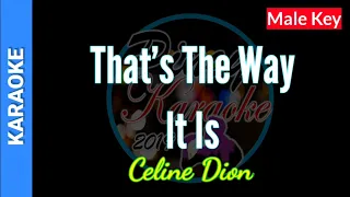 That's The Way It Is by Celine Dion ( Karaoke : Male Key)
