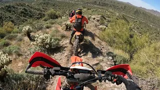 Beta300rr epic single track ride