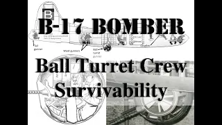 B-17 Bomber Ball Turret Introduction, Survivability, and Station Armor