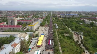 14 тысяч человек приняли участие в шествии Бессмертного полка в Элисте