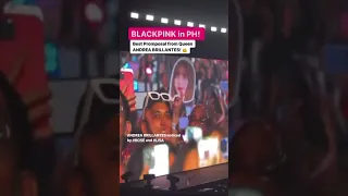 ANDREA BRILLANTES PROMPOSAL Sa BLACKPINK CONCERT VIRAL!! #shorts