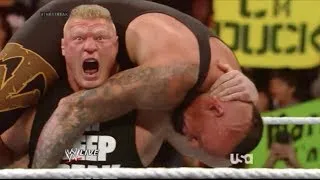 WWE Raw 3/31/14 Brock Lesnar F5s The Undertaker Live Commentary