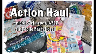 Action Haul (deutsch) Bastel Haul mit Bastelidee, Scrapbook basteln mit Papier DIY