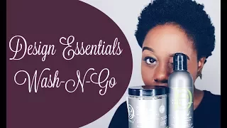 Wash-N-Go using Design Essentials